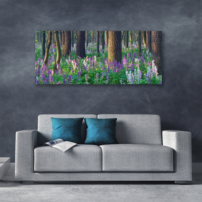 Schilderij op canvas Bos bloemen nature