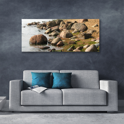 Schilderij op canvas Sea coast landschap