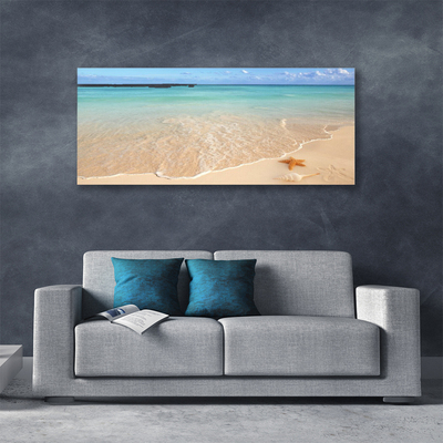 Schilderij op canvas Starfish strandlandschappen