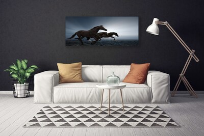 Schilderij op canvas Paarden dieren