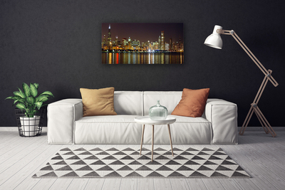 Schilderij op canvas Dorpshuizen