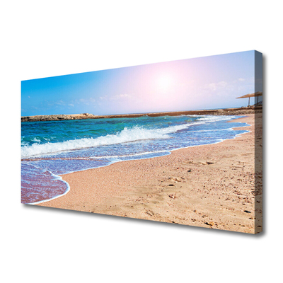 Schilderij op canvas Ocean beach landscape