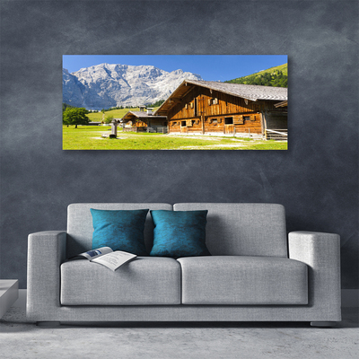 Schilderij op canvas House mountain aardlandschap