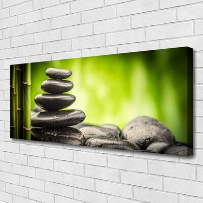 Schilderij op canvas Bamboo stones art