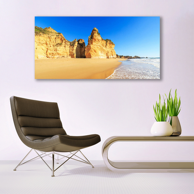 Schilderij op canvas Ocean beach landscape