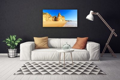 Schilderij op canvas Ocean beach landscape