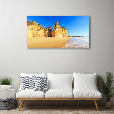 Schilderij op canvas Ocean beach landscape