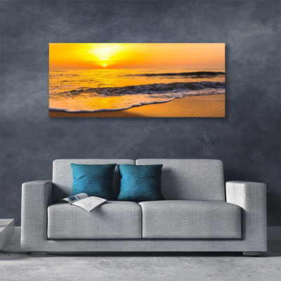 Schilderij op canvas Zee landschap