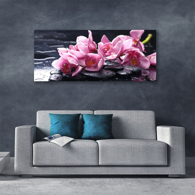 Schilderij op canvas Flower orchideeinstallatie