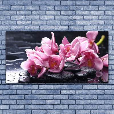 Schilderij op canvas Flower orchideeinstallatie