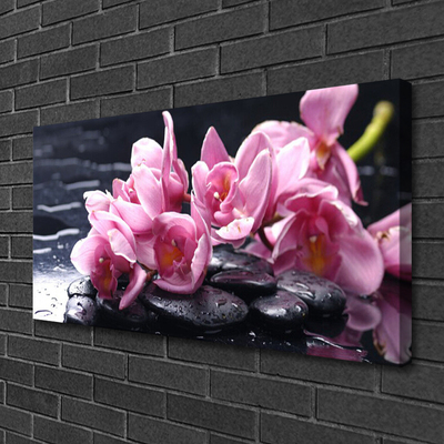 Schilderij op canvas Flower orchideeinstallatie