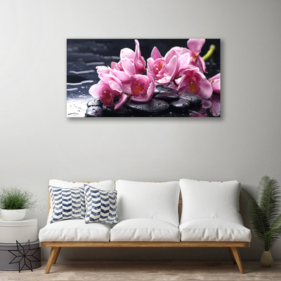 Schilderij op canvas Flower orchideeinstallatie