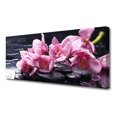 Schilderij op canvas Flower orchideeinstallatie