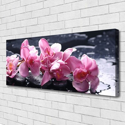 Schilderij op canvas Orchidee bloem naar peace