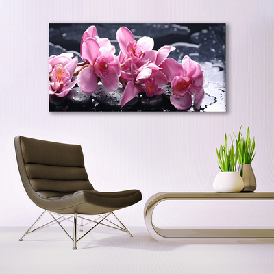 Schilderij op canvas Orchidee bloem naar peace