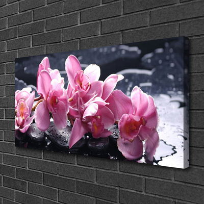 Schilderij op canvas Orchidee bloem naar peace