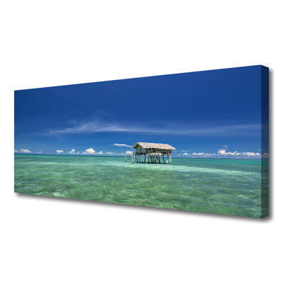 Schilderij op canvas Zee landschap