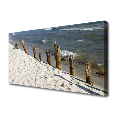 Schilderij op canvas Strand zee landschap