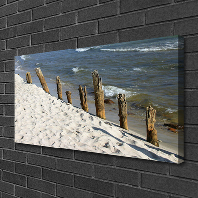 Schilderij op canvas Strand zee landschap