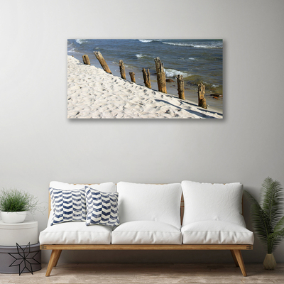 Schilderij op canvas Strand zee landschap