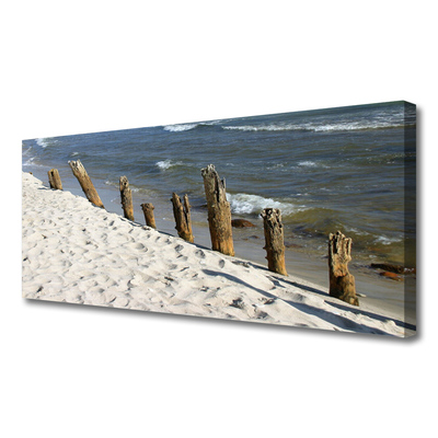 Schilderij op canvas Strand zee landschap