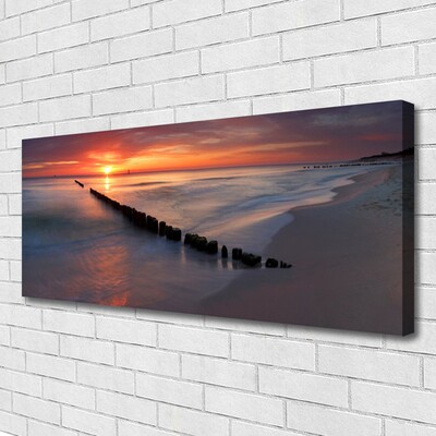 Schilderij op canvas Strand zee landschap