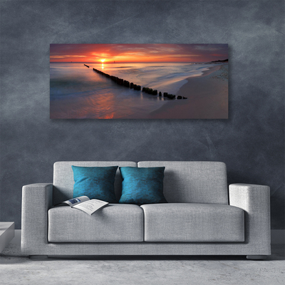 Schilderij op canvas Strand zee landschap