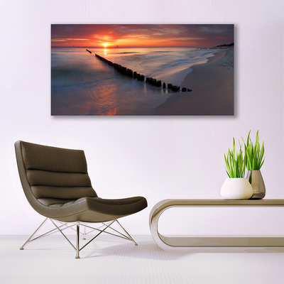 Schilderij op canvas Strand zee landschap