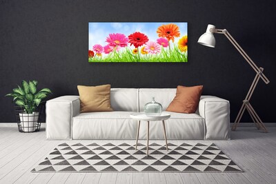 Schilderij op canvas Bloemen grass plant