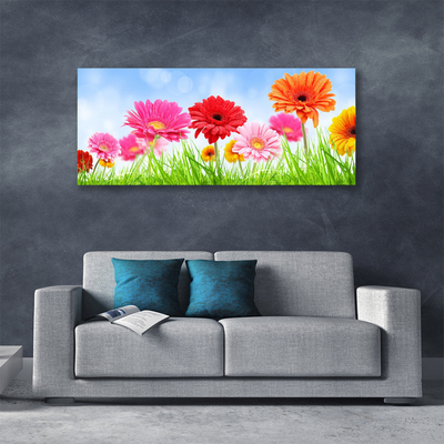 Schilderij op canvas Bloemen grass plant