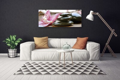 Schilderij op canvas Orchid flower art