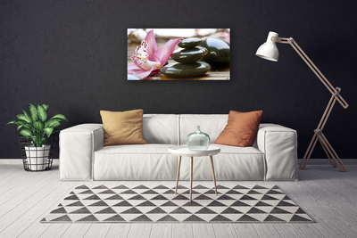 Schilderij op canvas Orchid flower art