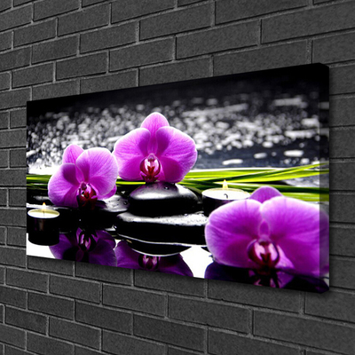 Schilderij op canvas Flower orchideeinstallatie