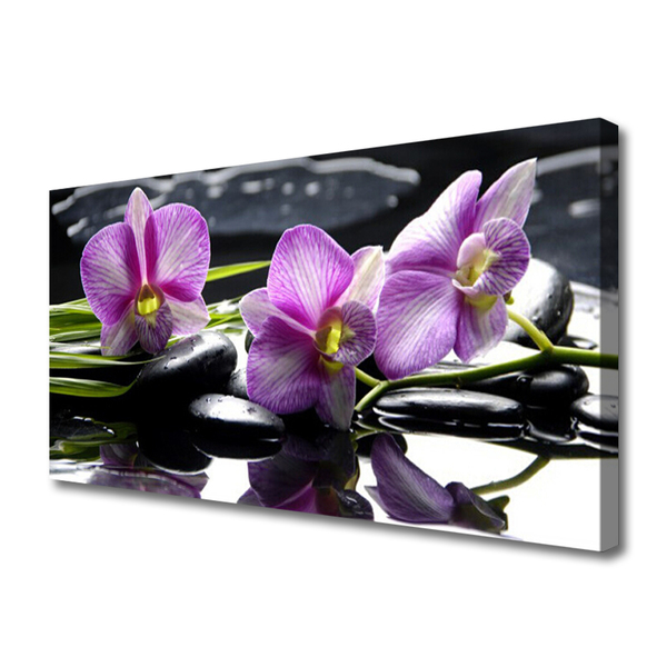 Print van doek Flower orchideeinstallatie