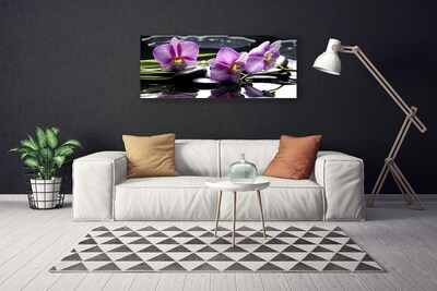 Print van doek Flower orchideeinstallatie