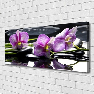 Print van doek Flower orchideeinstallatie