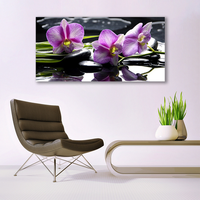 Print van doek Flower orchideeinstallatie