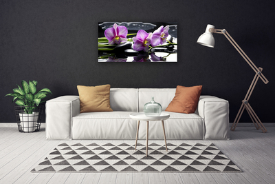 Print van doek Flower orchideeinstallatie