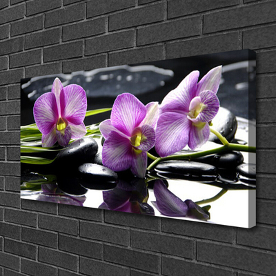 Print van doek Flower orchideeinstallatie