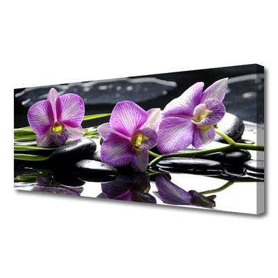 Print van doek Flower orchideeinstallatie