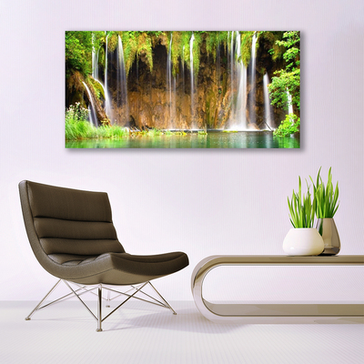 Print van doek Waterval natuur