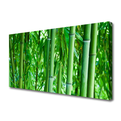 Print van doek Bamboo stengelplant