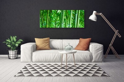 Print van doek Bamboo stengelplant