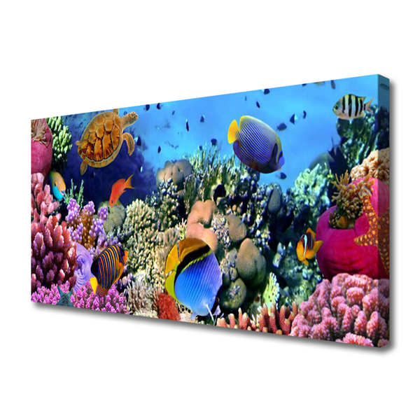 Print van doek Barrier reef nature