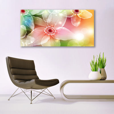 Print van doek Flower plant nature art