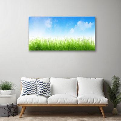 Print van doek Grass nature plant