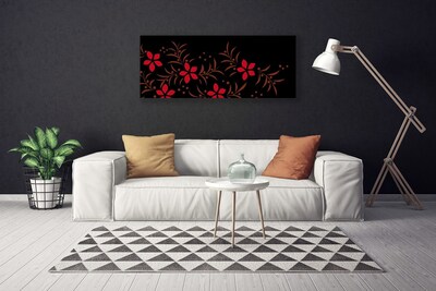 Print van doek Bloemen plant nature art