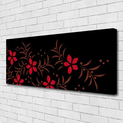 Print van doek Bloemen plant nature art