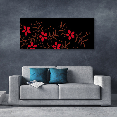 Print van doek Bloemen plant nature art