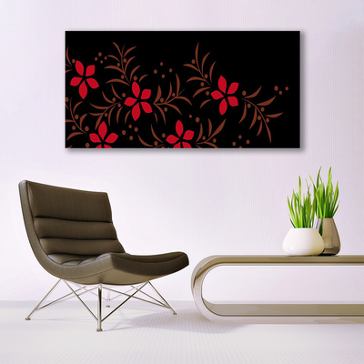 Print van doek Bloemen plant nature art